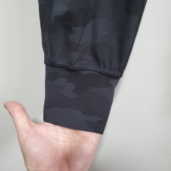 LULULEMON Align Joggers Pants Nulu Hi-Rise Stretch Camo Deep Coal Womens 2 x 29" - Picture 6 of 13